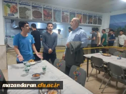 حضور مهدوی رئیس دانشگاه فرهنگیان مازندران در جمع دانشجویان خوابگاهی پردیس دکتر شریعتی ساری و پاسخ به دغدغه ها و نگرانی های آنان پیرامون شرایط موجود 4