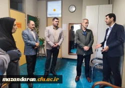 بازدید رئیس اداره سنجش عملکرد آموزشی سازمان مرکزی از دانشگاه فرهنگیان مازندران 3