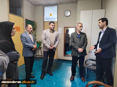 بازدید ابراهیم شکرایی رئیس اداره سنجش عملکرد آموزشی سازمان مرکزی دانشگاه فرهنگیان از مرکز شهید رجایی بابل