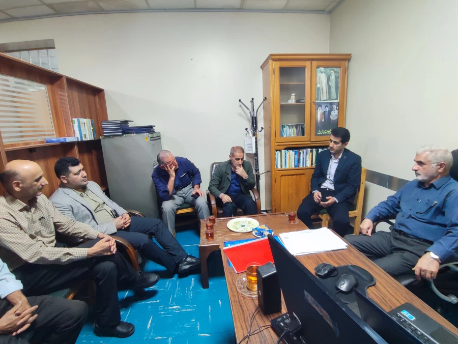 بازدید ابراهیم شکرایی رئیس اداره سنجش عملکرد آموزشی سازمان مرکزی دانشگاه فرهنگیان از مرکز شهید رجایی بابل 3