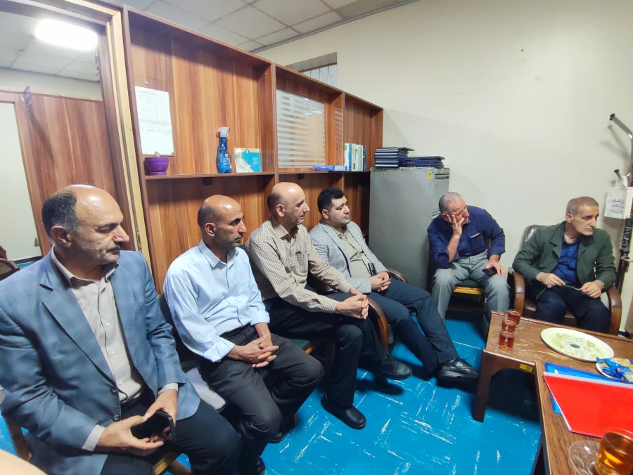 بازدید ابراهیم شکرایی رئیس اداره سنجش عملکرد آموزشی سازمان مرکزی دانشگاه فرهنگیان از مرکز شهید رجایی بابل 4