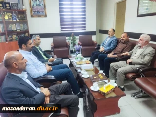 دیدار رئیس مرکز شهید رجایی بابل با رئیس آموزش و پرورش شهرستان بابل 