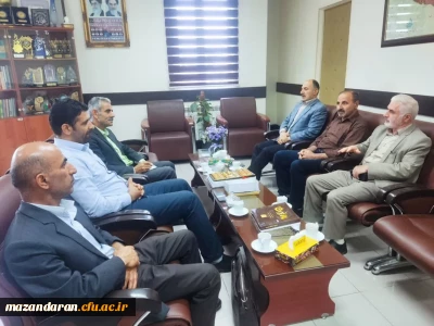 دیدار رئیس مرکز شهید رجایی بابل با رئیس آموزش و پرورش شهرستان بابل 