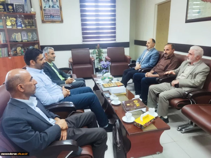 دیدار رئیس مرکز شهید رجایی بابل با رئیس آموزش و پرورش شهرستان بابل  2