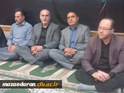 حضور رئیس دانشگاه فرهنگیان مازندران در مراسم بزرگداشت شهید بهشتی و شهدای هفتم تیر 2