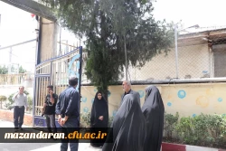 بازدید مهدوی ریاست دانشگاه فرهنگیان مازندران از روند برگزاری مصاحبه پذیرفته شدگان دانشگاه فرهنگیان در پردیس فاطمه الزهرا (س) ساری  3