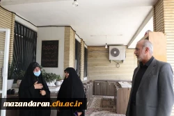 بازدید مهدوی ریاست دانشگاه فرهنگیان مازندران از روند برگزاری مصاحبه پذیرفته شدگان دانشگاه فرهنگیان در پردیس فاطمه الزهرا (س) ساری  5