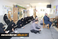 مراسم قرائت زیارت عاشورا در پردیس خواهران برگزار گردید 4