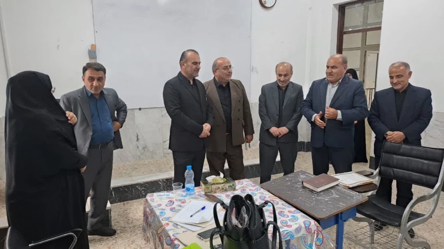 بازدید مدیر کل آموزش و پرورش مازندران و هیئت همراه از فرایند گزینش داوطلبان ورود به دانشگاه فرهنگیان در مرکز شهید مطهری نوشهر 7