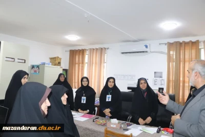 بازدید مهدوی ریاست دانشگاه فرهنگیان مازندران و خدادادی معاونت  هماهنگی پشتیبانی دانشگاه فرهنگیان مازندران