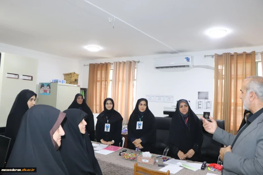 بازدید مهدوی ریاست دانشگاه فرهنگیان مازندران و خدادادی معاونت  هماهنگی پشتیبانی دانشگاه فرهنگیان مازندران 2