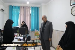 بازدید مهدوی ریاست دانشگاه فرهنگیان مازندران و خدادادی معاونت  هماهنگی پشتیبانی دانشگاه فرهنگیان مازندران 3