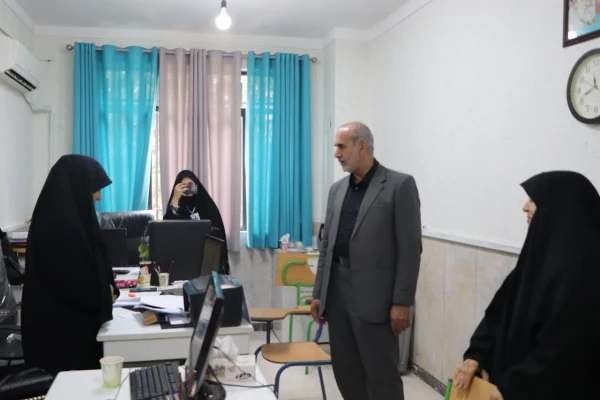 بازدید مهدوی ریاست دانشگاه فرهنگیان مازندران و خدادادی معاونت  هماهنگی پشتیبانی دانشگاه فرهنگیان مازندران 3