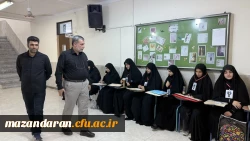 بازدید مهدوی ریاست دانشگاه فرهنگیان مازندران و خدادادی معاونت  هماهنگی پشتیبانی دانشگاه فرهنگیان مازندران 7