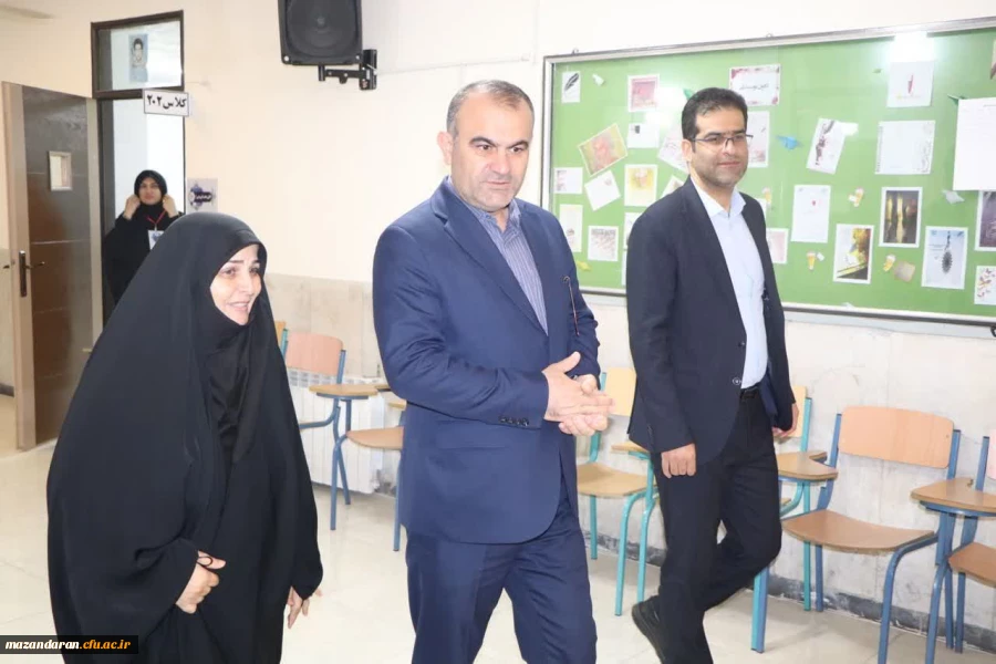 بازدید مدیر کل آموزش پرورش استان مازندران از روند برگزاری ارزشیابی تکمیلی پذیرفته شدگان چند برابر ظرفیت ورود به حرفه معلمی  2