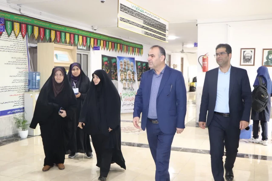 بازدید مدیر کل آموزش پرورش استان مازندران از روند برگزاری ارزشیابی تکمیلی پذیرفته شدگان چند برابر ظرفیت ورود به حرفه معلمی  7