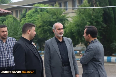 حضور مسئولین اداره راه و شهرسازی در پردیس دکتر شریعتی و پردیس فاطمه الزهرا (س) ساری