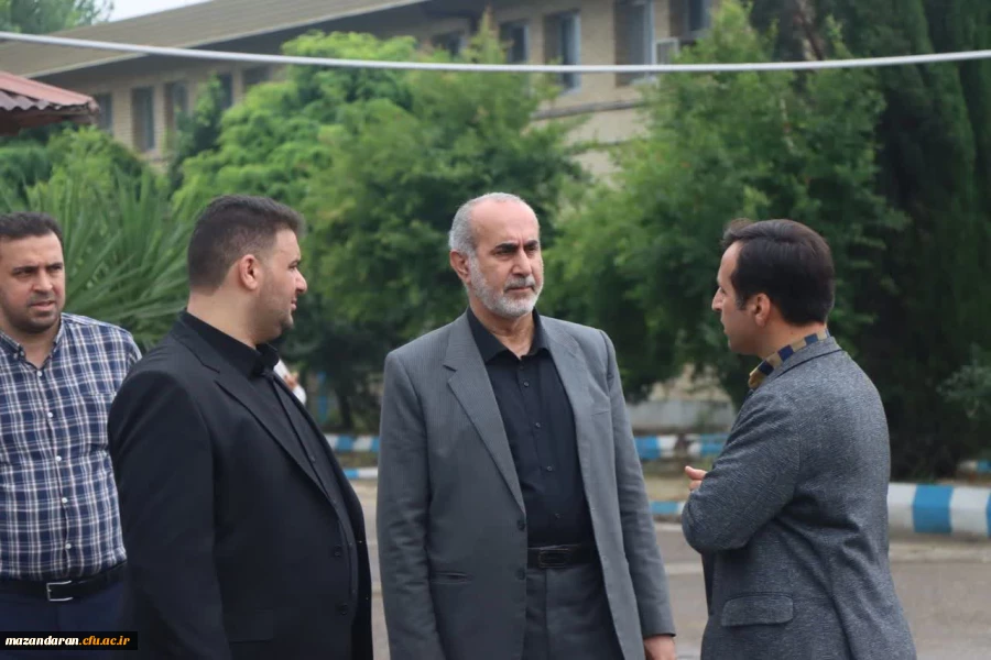 حضور مسئولین اداره راه و شهرسازی در پردیس دکتر شریعتی و پردیس فاطمه الزهرا (س) ساری 2