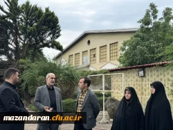 حضور مسئولین اداره راه و شهرسازی در پردیس دکتر شریعتی و پردیس فاطمه الزهرا (س) ساری 3