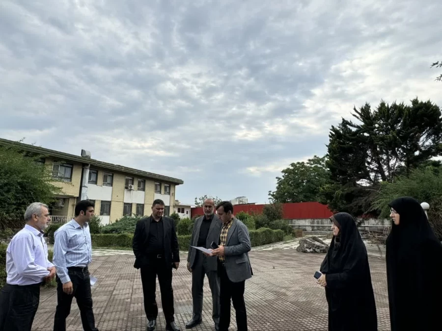 حضور مسئولین اداره راه و شهرسازی در پردیس دکتر شریعتی و پردیس فاطمه الزهرا (س) ساری 7