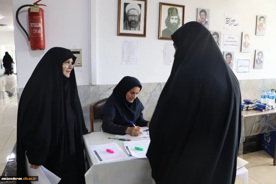 بازدید رئیس پردیس خواهران از روند برگزاری ارزشیابی تکمیلی  3