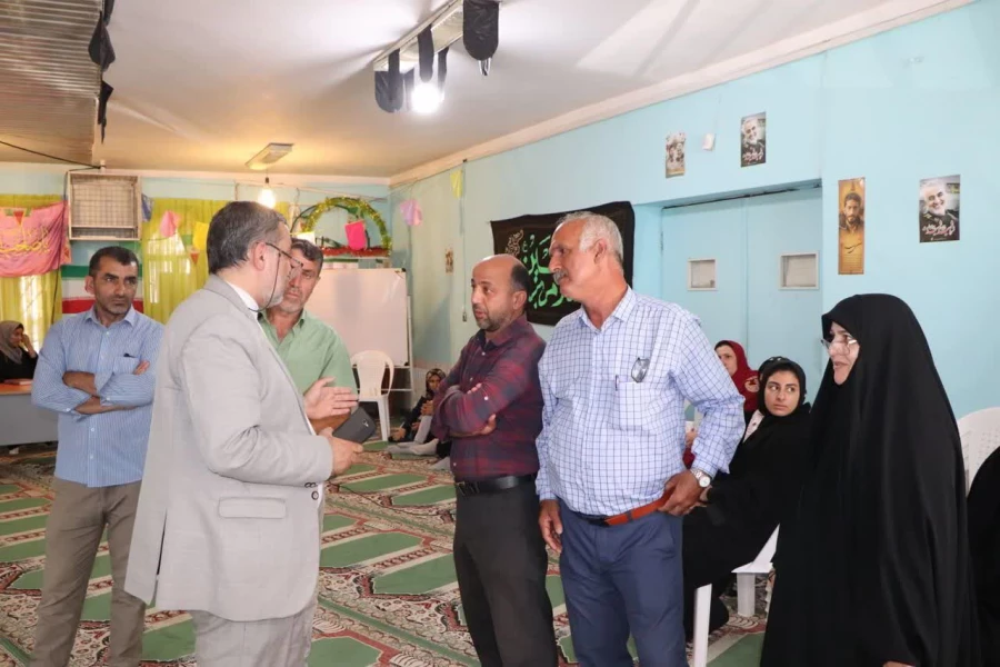 حضور معاون هماهنگی و پشتیبانی دانشگاه فرهنگیان مازندران در هنرستان تربیت بدنی داراب و بازدید از محل اسکان خانواده های داوطلبان ارزیابی تکمیلی 
 8