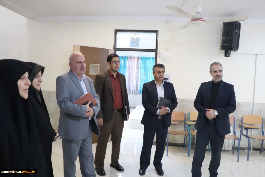  بازدید مسئولان وزارت آموزش و پرورش از فرآیند ارزشیابی تکمیلی در پردیس فاطمه الزهرا (س) ساری 2