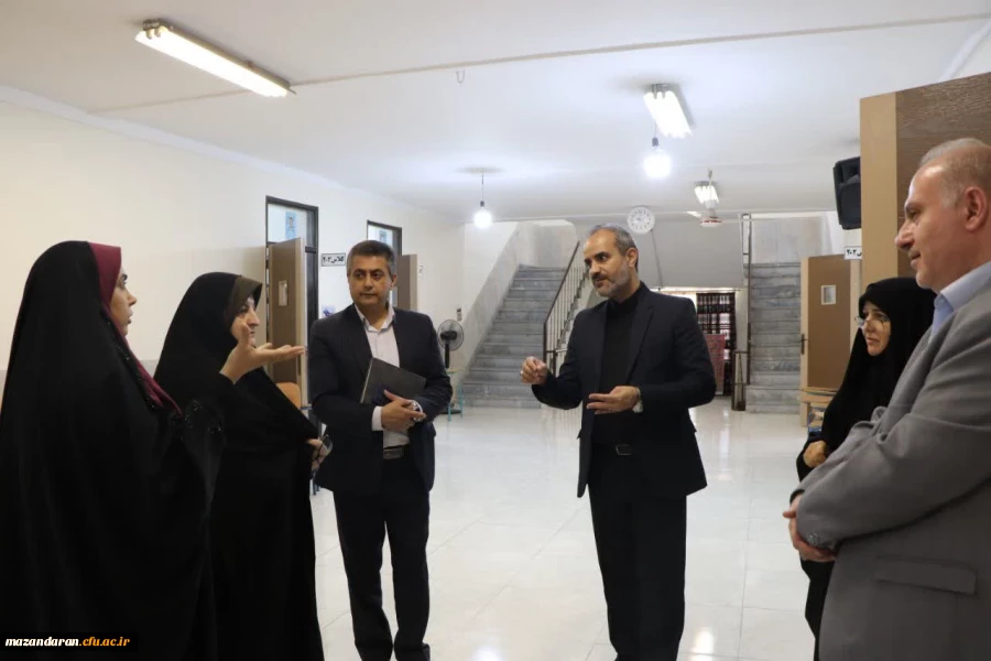 بازدید مسئولان وزارت آموزش و پرورش از فرآیند ارزشیابی تکمیلی در پردیس فاطمه الزهرا (س) ساری 2