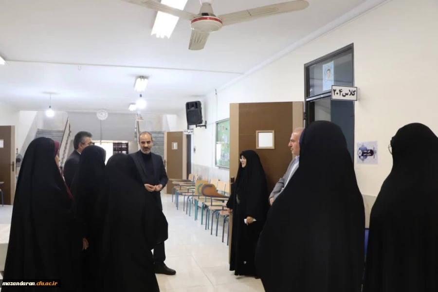 بازدید مسئولان وزارت آموزش و پرورش از فرآیند ارزشیابی تکمیلی در پردیس فاطمه الزهرا (س) ساری
 2