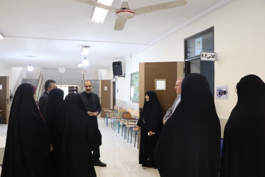 بازدید مسئولان وزارت آموزش و پرورش از فرآیند ارزشیابی تکمیلی در پردیس فاطمه الزهرا (س) ساری
 2