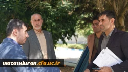 بازدید رئیس دانشگاه فرهنگیان مازندران از تمهیدات پیش بینی شده جهت برگزاری آزمون عملی رشته تربیت بدنی
 2