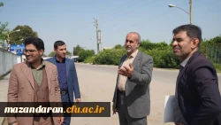 بازدید رئیس دانشگاه فرهنگیان مازندران از تمهیدات پیش بینی شده جهت برگزاری آزمون عملی رشته تربیت بدنی
 4