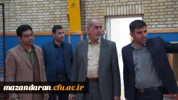بازدید رئیس دانشگاه فرهنگیان مازندران از تمهیدات پیش بینی شده جهت برگزاری آزمون عملی رشته تربیت بدنی
 7