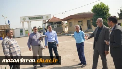 بازدید رئیس دانشگاه فرهنگیان مازندران از روند ارزیابی تکمیلی متقاضیان ورود به حرفه معلمی و دیدار با خانواده داوطلبان 7