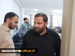 بازدید رئیس اداره حراست دانشگاه فرهنگیان مازندران از روند ارزیابی تکمیلی داوطلبان معلمی
 2