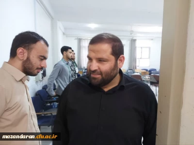 بازدید رئیس اداره حراست دانشگاه فرهنگیان مازندران از روند ارزیابی تکمیلی داوطلبان معلمی
