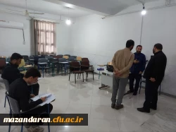 بازدید رئیس اداره حراست دانشگاه فرهنگیان مازندران از روند ارزیابی تکمیلی داوطلبان معلمی
 4