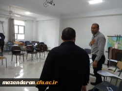 بازدید رئیس اداره حراست دانشگاه فرهنگیان مازندران از روند ارزیابی تکمیلی داوطلبان معلمی
 5