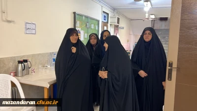 بازدید مدیرکل امور بانوان استانداری مازندران از پردیس فاطمه الزهرا (س) ساری
