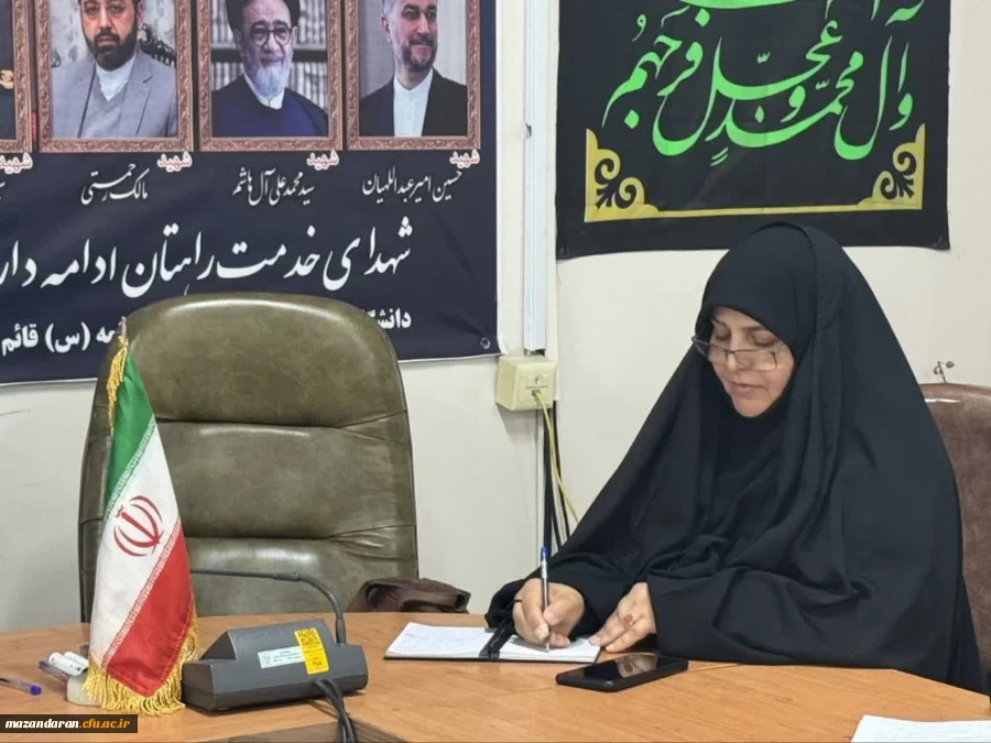 جلسه رضایی منش رئیس پردیس خواهران با معاون سیاسی امنیتی استانداری 2