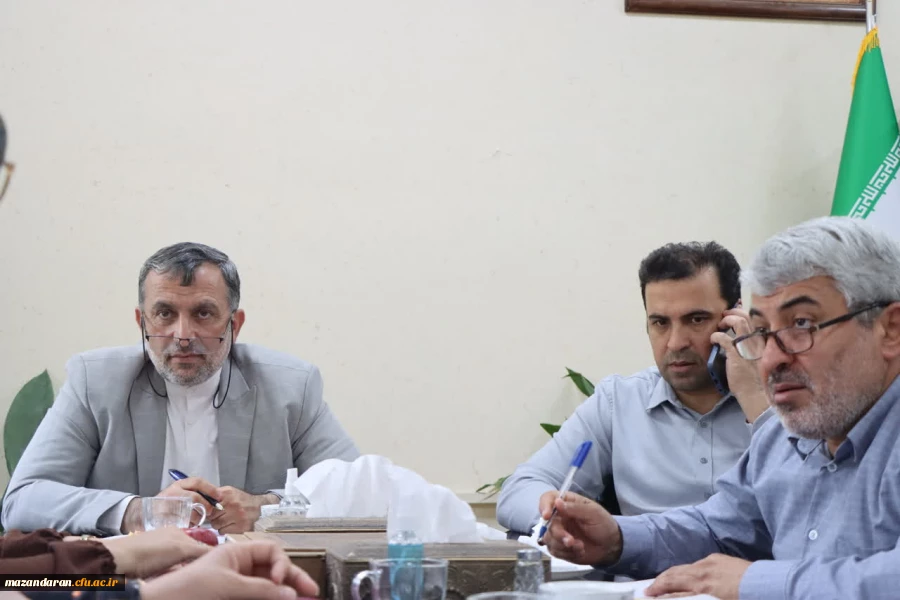 جلسه هماهنگی برگزاری سومین اردوی فرهنگی-بصیرتی دانشجومعلمان شاهد و ایثارگر کشور در دانشگاه فرهنگیان مازندران 2