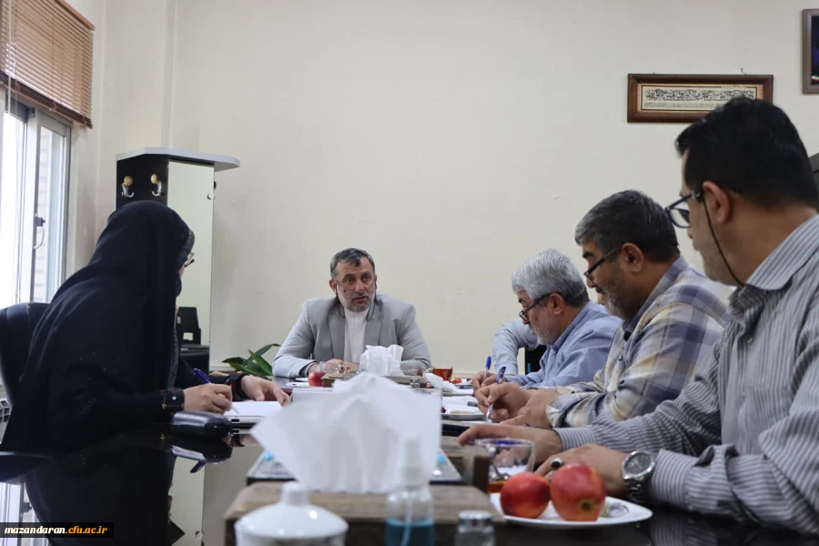 جلسه هماهنگی برگزاری سومین اردوی فرهنگی-بصیرتی دانشجومعلمان شاهد و ایثارگر کشور در دانشگاه فرهنگیان مازندران 2
