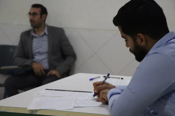 ایستگاه پایانی فرآیند ارزیابی تکمیلی داوطلبان پسر ورود به دانشگاه فرهنگیان در پردیس دکتر شریعتی 4