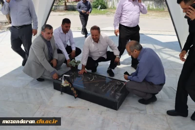 حضور کفراشی مشاور ریاست و مدیرکل حراست دانشگاه فرهنگیان کشور در مرکز شهید مطهری نوشهر