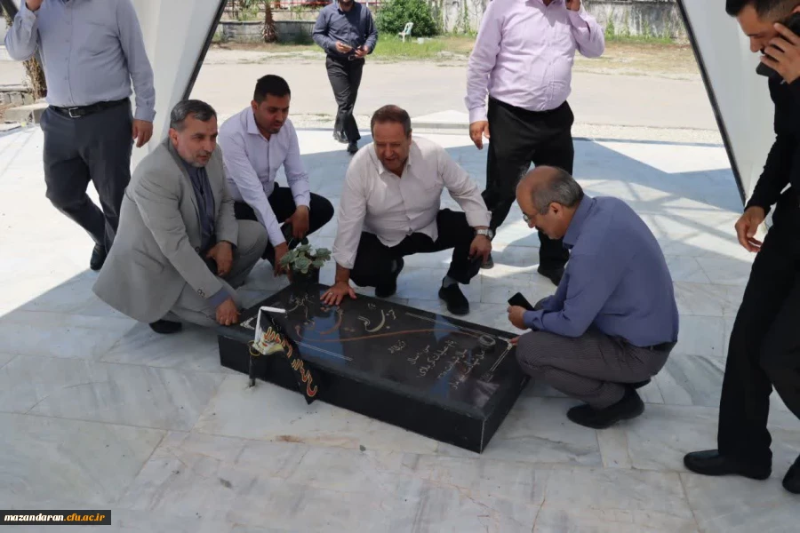 حضور کفراشی مشاور ریاست و مدیرکل حراست دانشگاه فرهنگیان کشور در مرکز شهید مطهری نوشهر 2