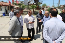 حضور کفراشی مشاور ریاست و مدیرکل حراست دانشگاه فرهنگیان کشور در مرکز شهید مطهری نوشهر 3