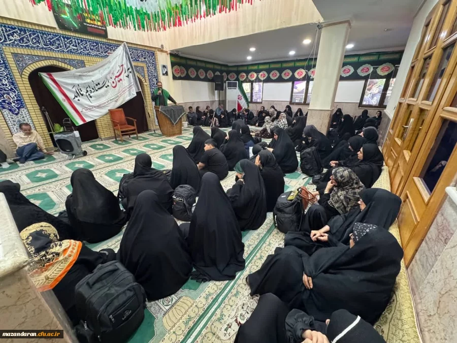 مراسم بدرقه زائران اربعین حسینی در مزار هشت شهید گمنام باغ موزه دفاع مقدس ساری
 2