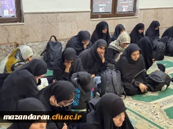 مراسم بدرقه زائران اربعین حسینی در مزار هشت شهید گمنام باغ موزه دفاع مقدس ساری
 2