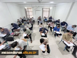 برگزاری آزمون جامع مهارت آموزان ماده ۲۸ در پردیس دکتر شریعتی ساری 
 7