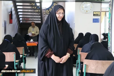 برگزاری امتحانات پایان ترم در مرکز حضرت فاطمه(س)قائمشهر
